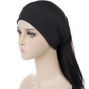 HZM-22149 Hijab Tube Bonnet <span class=keywords><strong>Chimio</strong></span> Chapeau Tête Couverture Femmes Musulman Hijabs Intérieure Cap Sous Écharpe <span class=keywords><strong>Turban</strong></span> - Product Image 2