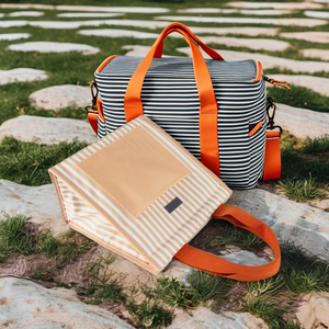 Boîte à lunch isolée pour femmes Eco Canvas Meal Prep Tote Purse avec technologie étanche pour le travail Bureau Business Wine Food Storage - Product Image 4