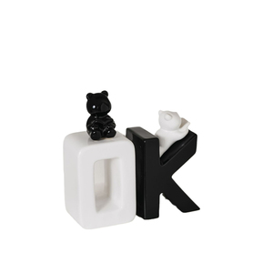 Supporto per <span class=keywords><strong>Libri</strong></span> Creativo a Forma <span class=keywords><strong>di</strong></span> Alfabeto, Ornamenti in Ceramica <span class=keywords><strong>di</strong></span> Alta Qualità per Soggiorno, Mobile TV, Decorazione per Portico - Product Image 5