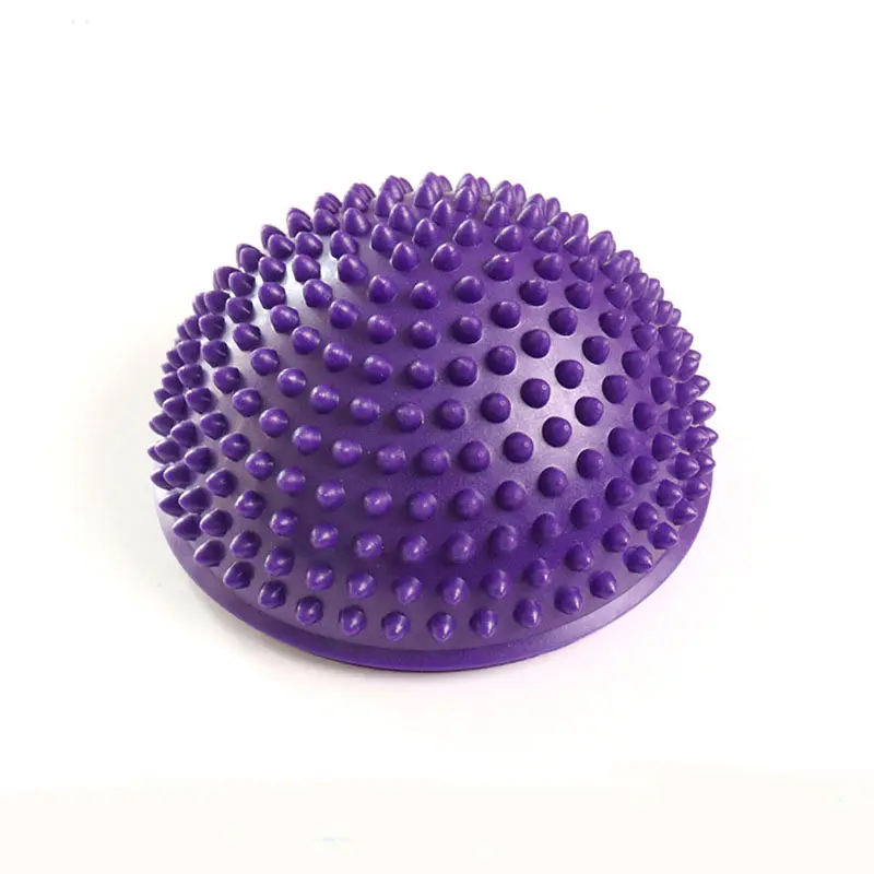 Wholesale High Quality Balance Pods Fitness Half Round Small Foot Massage Yoga Ball With Spike