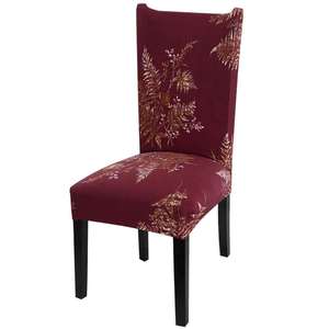 Premium élégant formel en gros logo personnalisé <span class=keywords><strong>imprimante</strong></span> Slip doux Table à manger chaises couvre pour les événements - Product Image 4