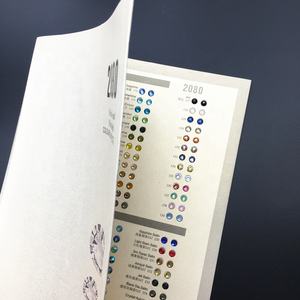 Bling feuille dos plat Bikini décoration cristal en vrac Hot Fix strass nuancier - Product Image 3