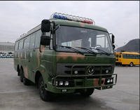 Bus tout-terrain Dongfeng 6X6 à transmission intégrale avec transport de personnel, 30-35 places, moteur Commins à vendre