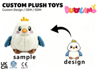 Adorable Peluche Oiseau Blanc Doux, Jouet en Peluche Perroquet Rond Kawaii, Compagnon Moelleux, Cadeau pour Ami, Surprise Quotidienne