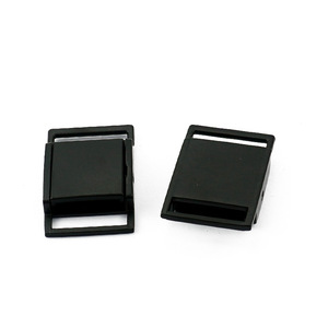 Hebilla de liberación lateral de 18 mm, aleación de zinc, negra, duradera, para bolsos, resistente al desgaste, K573 - Product Image 1