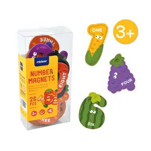 Aimants alphabet pour éducation précoce des enfants, fruits, magnets en forme de fruits, accessoire pour le bricolage