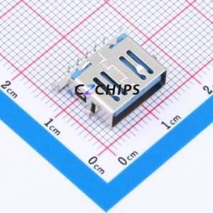 UB31F-U011-HLRG21P-P USB Connector Through hole Component (THT) Connector USB 3.0 Sink Board - Product Image 1