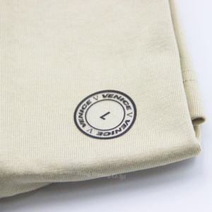 Etichette Personalizzate ODM Trasparenti per Abbigliamento, Tag Adesivi per Vestiti da Uomo e <span class=keywords><strong>Donna</strong></span>, Etichette Rotonde in Carta Bopp Trasparente - Product Image 2