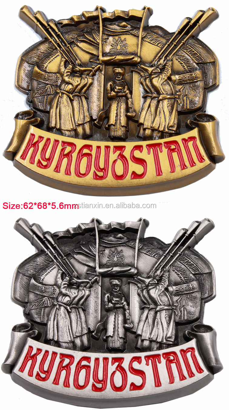 金属観光のお土産ビシュケクキルギス冷蔵庫マグネット| Alibaba.com