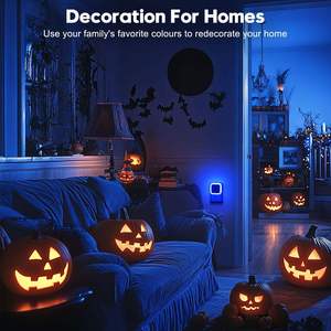 Luz Nocturna Infantil de 0.5W con Sensor Automático de Oscuridad, Enchufable, Material ABS Cálido para Habitación Infantil, Dormitorio, Baño, Guardería - Product Image 3