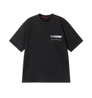 Camiseta Casual para Hombre 2026 con Pedrería, Ventilada, de Algodón Puro, Talla Grande, Estilo Retro, Exquisita y Transpirable