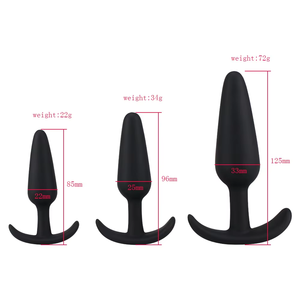 Dildo Anale a Forma di Ancora in Silicone in 3 Misure, Butt Plug Unisex, Trainer Anale, Giocattoli Sessuali per Uomo e Donna, Massaggiatore, Giocattoli per Adulti - Product Image 3