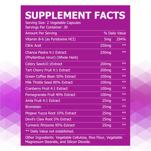 Hot Sale Uric Acid Support <b>Supplement</b> with Celery Seed Tart Cherry Green Coffee Bean Extract for Kidney Health and Joint Comfort - Product Image 4