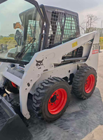 Minicargadora Usada Ligera de Tamaño Compacto con Capacidad de Desplazamiento Flexible Bobcat S160 para Construcción en Interiores