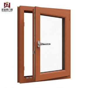 Fenêtre moderne en PVC <span class=keywords><strong>gris</strong></span> <span class=keywords><strong>anthracite</strong></span> à grain de bois, basculante et pivotante, multifonctionnelle avec double vitrage teinté, coupe-vent - Product Image 2
