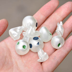 Micro paesaggio resina mini decorazione del giardino luce notturna elfo incandescente alien anime ornamenti in miniatura fai da te - Product Image 6