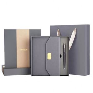 2026 Fashion Notebook Box Gift Set With Pen High-end Business Office Notepad Enterprise Annual Meeting A5 Business Notebook Gift - Product Image 3