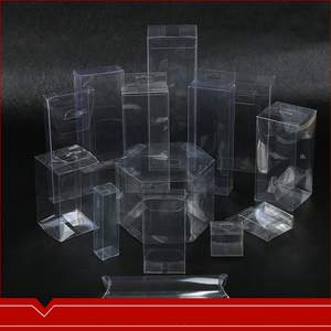 Boîte personnalisée en <span class=keywords><strong>vinyle</strong></span> PET Boîtes d'emballage en acétate cube carré en plastique PVC transparent avec logo - Product Image 6