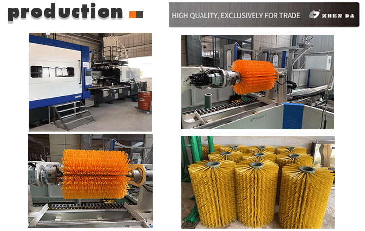 PP Material Filament Cow Body Brush 550mm Or Customized