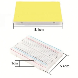 Componentes Electrónicos, Placa de Pruebas sin Soldadura, Placa de Circuito de Prueba sin Soldadura con Jumper, 400 Orificios - Product Image 5