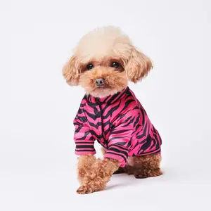 Розовая модная одежда для французского бульдога, Роскошная Одежда для домашних собак, куртка для собак, пальто, одежда для домашних животных, Современная цветочная картина на заказ