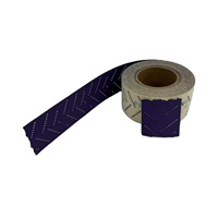 Rouleau de papier abrasif céramique multi-trous 12m violet auto-agrippant dureté moyenne OEM pour voitures
