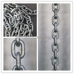 G 80 catena di collegamento saldata a catena in acciaio legato con zinco zincato legante corto/lunga catena di trascinamento <span class=keywords><strong>Yal</strong></span> - Product Image 4