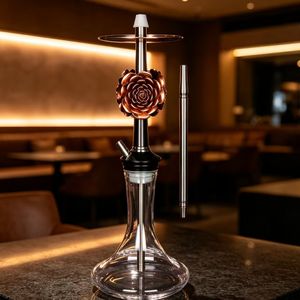 Moderno y Lujoso Set de Cachimba Árabe de Estilo Egipcio de 60 cm con Cuencos de Shisha en Forma de Rosa, Venta al por Mayor - Product Image 5