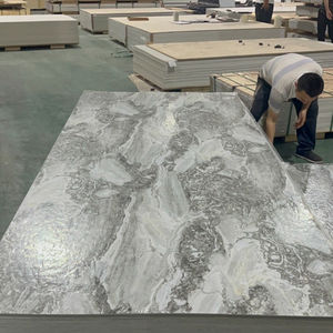 Feuille de marbre pvc décoration de maison intérieur en marbre pvc alternant - Product Image 1