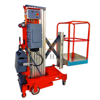 6m 8m 10m élévateur télescopique hydraulique élévateur vertical électrique simple double mât échelle ascenseur