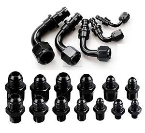 Adaptateur de filetage AN vers NPT pour course automobile, raccord de conversion en aluminium pour refroidisseur d'huile et ligne de pompe à carburant, personnalisation disponible - Product Image 5