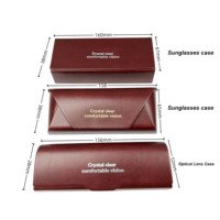 Étui à lunettes en cuir PU haut de gamme, boîte de rangement élégante pour lunettes de soleil, personnalisation de la marque, services OEM disponibles