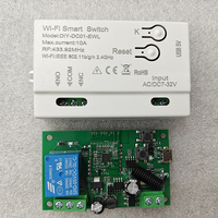 Interrupteur relais intelligent WiFi 1CH EWelink 12V 24V 7-32V 220V pour moteur de rideau, fonctionnement par impulsions, avec application Alexa Google Home