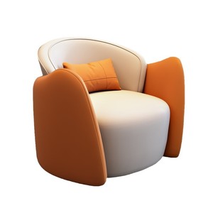 Conjunto de Sofás de Recepción de Cuero Marrón de 3 Piezas, Muebles Modernos para Oficina y Salón, Cómodos para Hotel y Salón de Ventas - Product Image 3