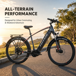 Schwarzes 27,5-Zoll-Elektrofahrrad für C1820-Reifen, Aluminium-Doppelwandfelgen, 9-Gang Altus Schaltgruppe, <span class=keywords><strong>Vinka</strong></span> E20 Hinterradnabenmotor, Urban - Product Image 4