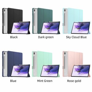 Étui pour <span class=keywords><strong>tablette</strong></span> ultra fin à trois volets en PU + acrylique, étui en cuir pour <span class=keywords><strong>tablette</strong></span> <span class=keywords><strong>Samsung</strong></span> Galaxy Tab <span class=keywords><strong>S7</strong></span> FE T736/<span class=keywords><strong>S7</strong></span> Plus T970 <span class=keywords><strong>12</strong></span>,4 <span class=keywords><strong>pouces</strong></span> 2021 - Product Image 6