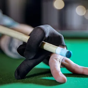 Gant de billard de haute qualité pour la main gauche, à trois doigts ouverts, accessoire de fitness pour hommes et femmes, vente en gros - Product Image 2