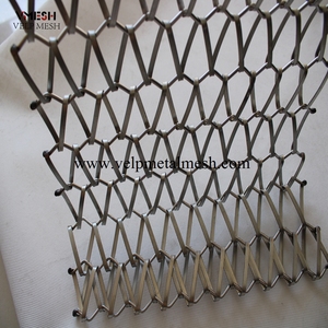 建築用カーテンウォールアルミ/ステンレス鋼製フレキシブルスパイラル織金網 - Product Image 4