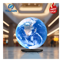 Pantalla LED Esférica Creativa, Diámetro 0.2m, 0.3m, 0.4m, 0.5m, 0.8m, 1m, etc., Pantalla LED de Video Esférica a Todo Color