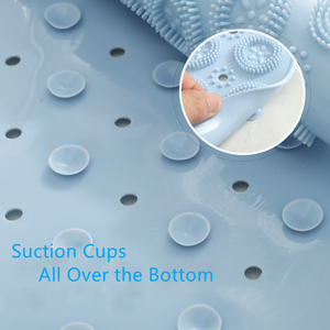 באינטרנט למעלה מכירת רך החלקה PVC גדול אמבטיה מחצלת מקלחת מחצלות עם ניקוז חורים חזק יניקה כוסות פונקצית עיסוי - Product Image 5