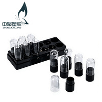 Nouveau tube d'emballage en plastique de 1,2 gramme pour échantillon de rouge à lèvres, format mini-testeur, du fabricant