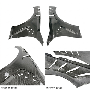 Aile avant ventilée en carbone sec style G80 M3 pour BMW G80 G81 M3 G82 G83 M4 2021-2025 - Product Image 2