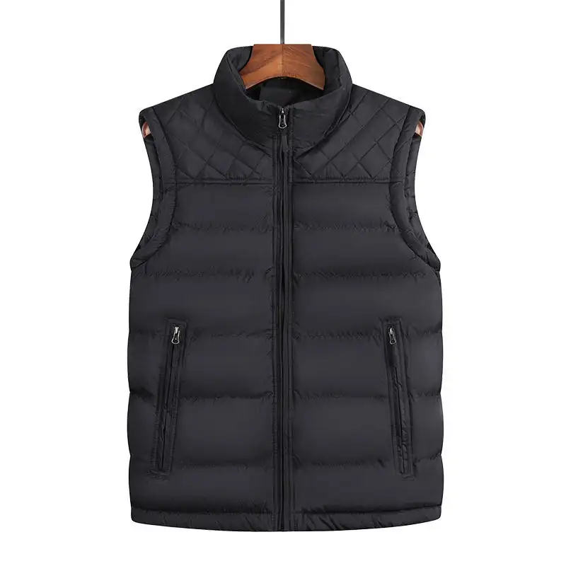 Wholesale Price High Quality Mens Winter Fall Cotton Outdoor Plus Size Vest Jacket Waistcoats