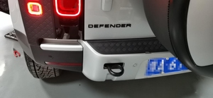 Ganchos de remolque de coche, gancho de remolque receptor de enganche de parachoques trasero rojo/negro para Land Rover <span class=keywords><strong>Defender</strong></span> - Product Image 4