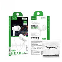 Écouteurs intra-auriculaires filaires à prix de gros, prise jack 3,5 mm, faible MOQ, production rapide, support d'échantillons, approvisionnement en vrac