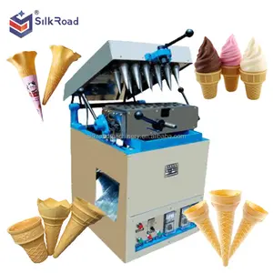 Máquina de cono de helado para hacer tazas de café comestible pequeña comercial profesional a la venta