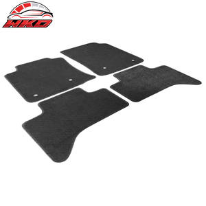 พรมปูพื้นสำหรับโตโยต้า ทาโคมา 05-10 4 ชิ้นด้านหน้าด้านหลังรถอัตโนมัติพรมกันลื่นกำมะหยี่สีดำ - Product Image 3