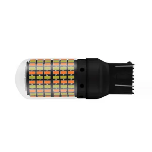 1157 BAY15D P27/5 W Nonpolarity LED Canbus 1157 3157 7443 168smd GEEN FOUT Auto Lichten 12V GEEN hyper Flash Amber Wit Rood