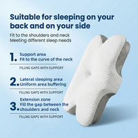 Oreillers de lit ergonomiques en mousse à mémoire de forme de qualité supérieure pour dormeurs sur le côté, le dos et le ventre, oreiller cervical réglable