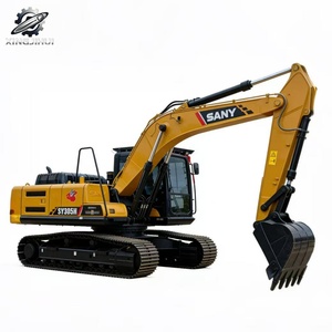 Excavadora de cadenas Sany305H usada, 31 toneladas, cucharón de 1.7m³, marca china original, excavadora grande para construcción, pocas horas, buen estado. - Product Image 1